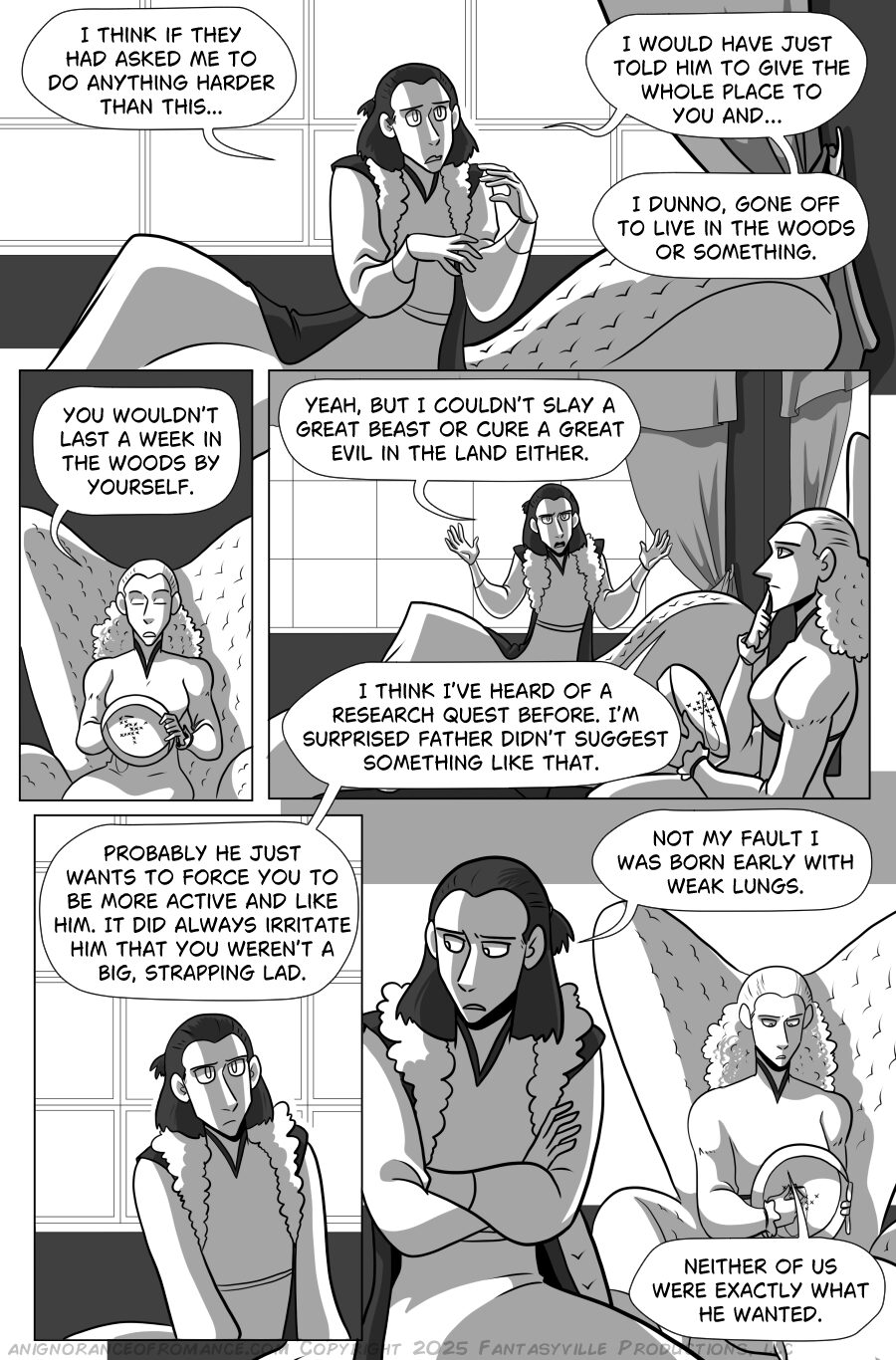 an ignorance of romance black and white romantic comedy webcomic page 10