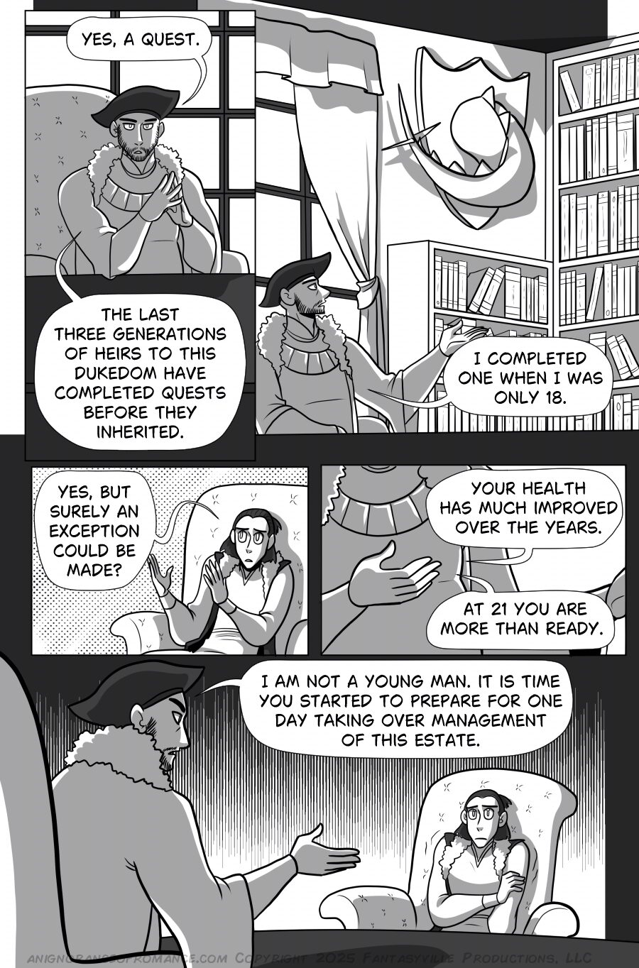 an ignorance of romance black and white romantic comedy webcomic page 4