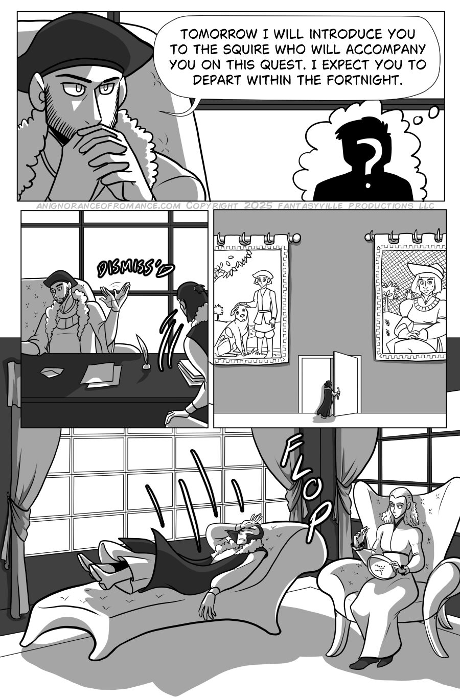 an ignorance of romance black and white romantic comedy webcomic page 6