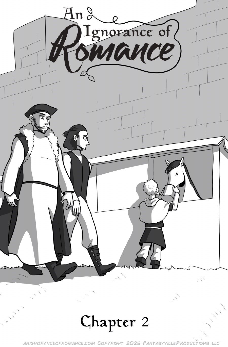 an ignorance of romance black and white romantic comedy webcomic page cover chapter 2